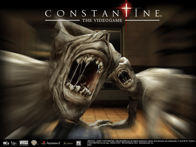 Constantine title screen for Xbox